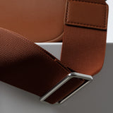 crossbody bag + strap basic woven - tan