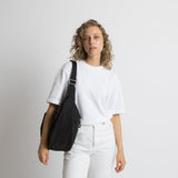 Padded Hip Bag oversized - black