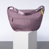 Padded Hip Bag oversized - ash plum