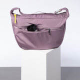 Padded Hip Bag oversized - ash plum