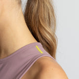 Activewear Top cropped ash plum