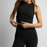 Activewear Top cropped black