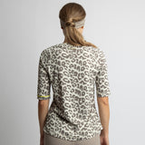Activewear Half Sleeve T-Shirt leo splashes mushroom/sand