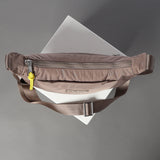 Padded Hip Bag medium - dark mushroom