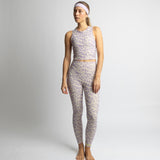 Activewear Leggings leo splashes lavender/grey