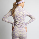 Activewear Jacket leo splashes lavender/grey