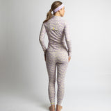 Activewear Leggings leo splashes lavender/grey