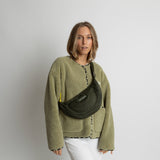 Padded Hip Bag medium - olive
