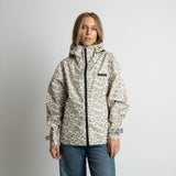 Rain Jacket leo splashes grey/sand