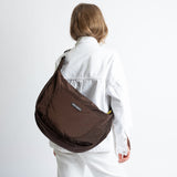 Padded Hip Bag oversized - chocolate