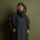 Raincoat leo splashes navy/olive