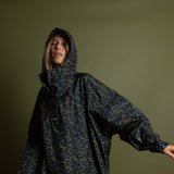 Raincoat leo splashes navy/olive
