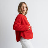 Teddy Fleece Jacket - true red
