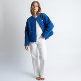 Teddy Fleece Jacket - blue