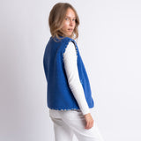 Teddy Fleece Vest - blue