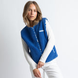 Teddy Fleece Vest - blue