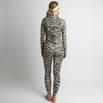 Activewear Jacket leo splashes black/sand - VIVI MARI