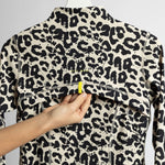 Activewear Jacket leo splashes black/sand - VIVI MARI