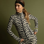 Activewear Jacket leo splashes black/sand - VIVI MARI