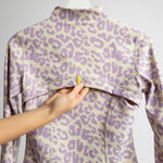 Activewear Jacket leo splashes lavender/grey - VIVI MARI