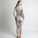 Activewear Jacket leo splashes lavender/grey - VIVI MARI