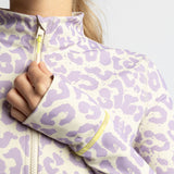 Activewear Jacket leo splashes lavender/grey - VIVI MARI