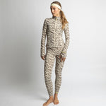 Activewear Jacket leo splashes mushroom/sand - VIVI MARI