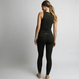 Activewear Leggings deep olive - VIVI MARI