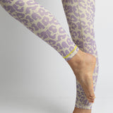 Activewear Leggings leo splashes lavender/grey - VIVI MARI