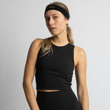 Activewear Top cropped black - VIVI MARI