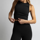 Activewear Top cropped black - VIVI MARI