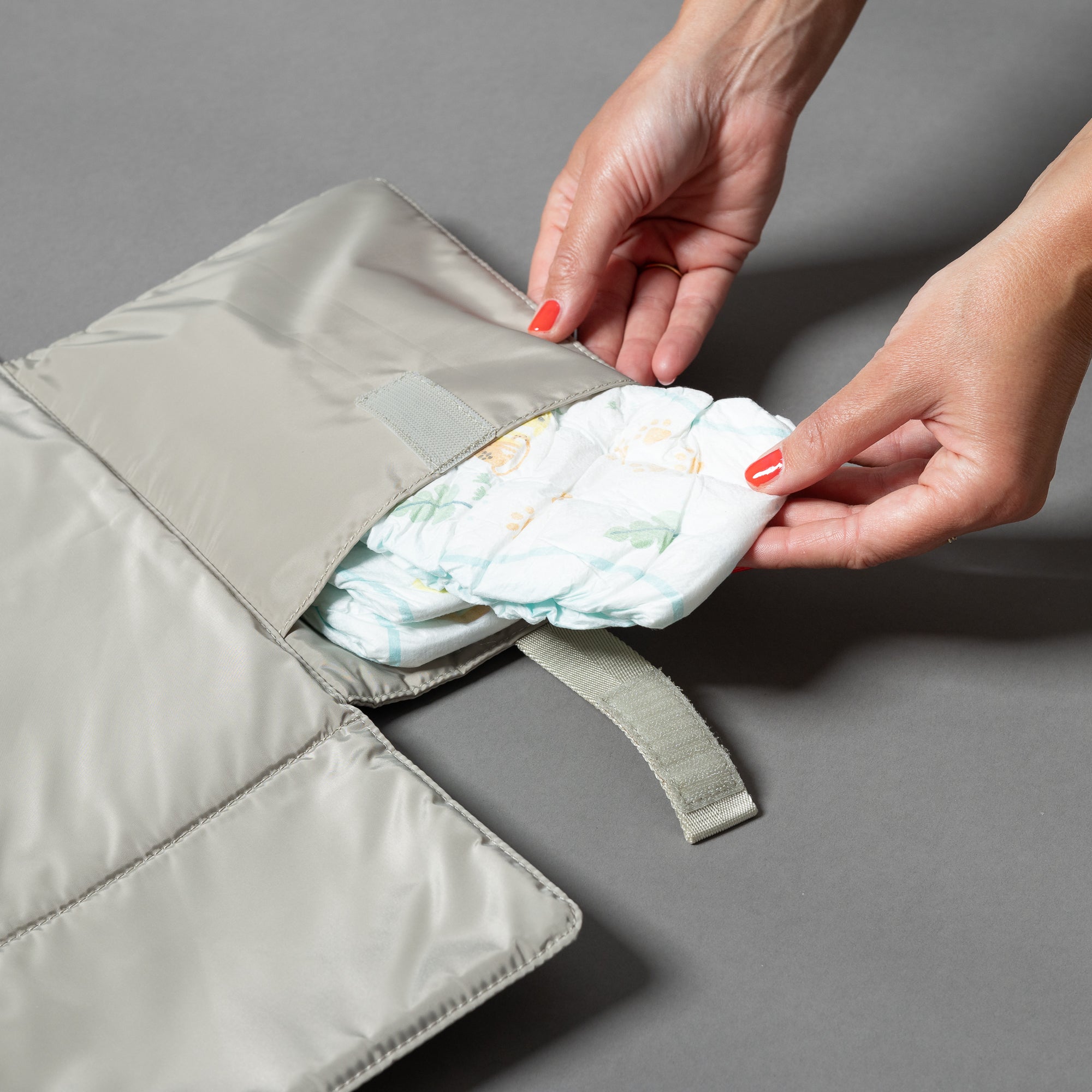 Baby Changing Mat - stone - VIVI MARI