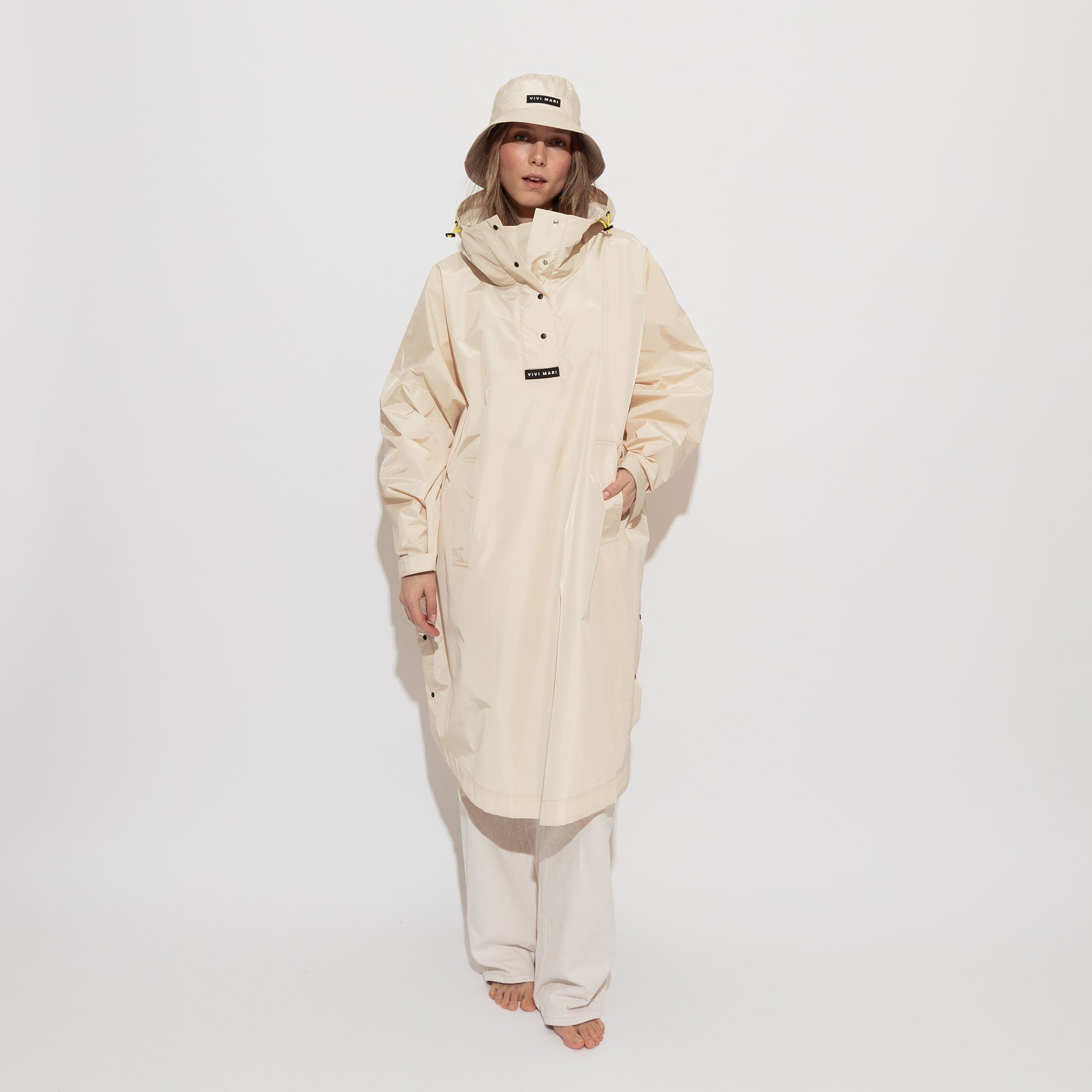 Bucket Hat solid sand - VIVI MARI