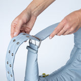 Buckle Bag medium - ash blue - VIVI MARI
