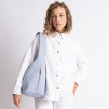 Buckle Bag medium - ash blue - VIVI MARI