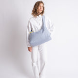 Buckle Bag medium - ash blue - VIVI MARI