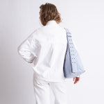 Buckle Bag medium - ash blue - VIVI MARI