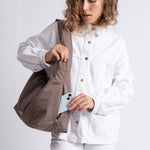 Buckle Bag medium - dark mushroom - VIVI MARI