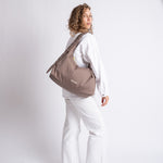 Buckle Bag medium - dark mushroom - VIVI MARI