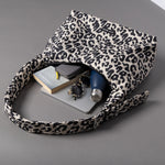 Buckle Bag medium - leo splashes black/sand - VIVI MARI