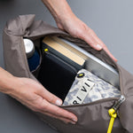 Buckle Bag medium - leo splashes navy/olive - VIVI MARI
