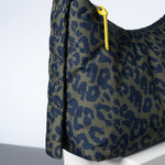 Buckle Bag medium - leo splashes navy/olive - VIVI MARI