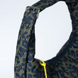 Buckle Bag medium - leo splashes navy/olive - VIVI MARI
