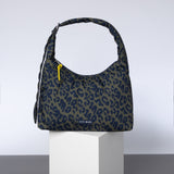 Buckle Bag medium - leo splashes navy/olive - VIVI MARI