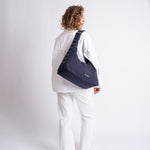 Buckle Bag medium - navy - VIVI MARI