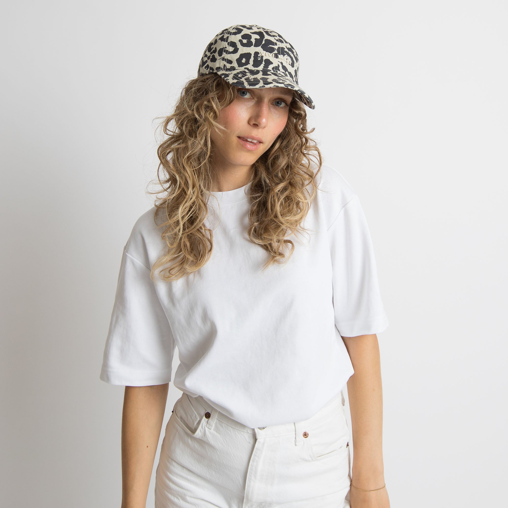 Cap leo splashes black - sand/sand - VIVI MARI