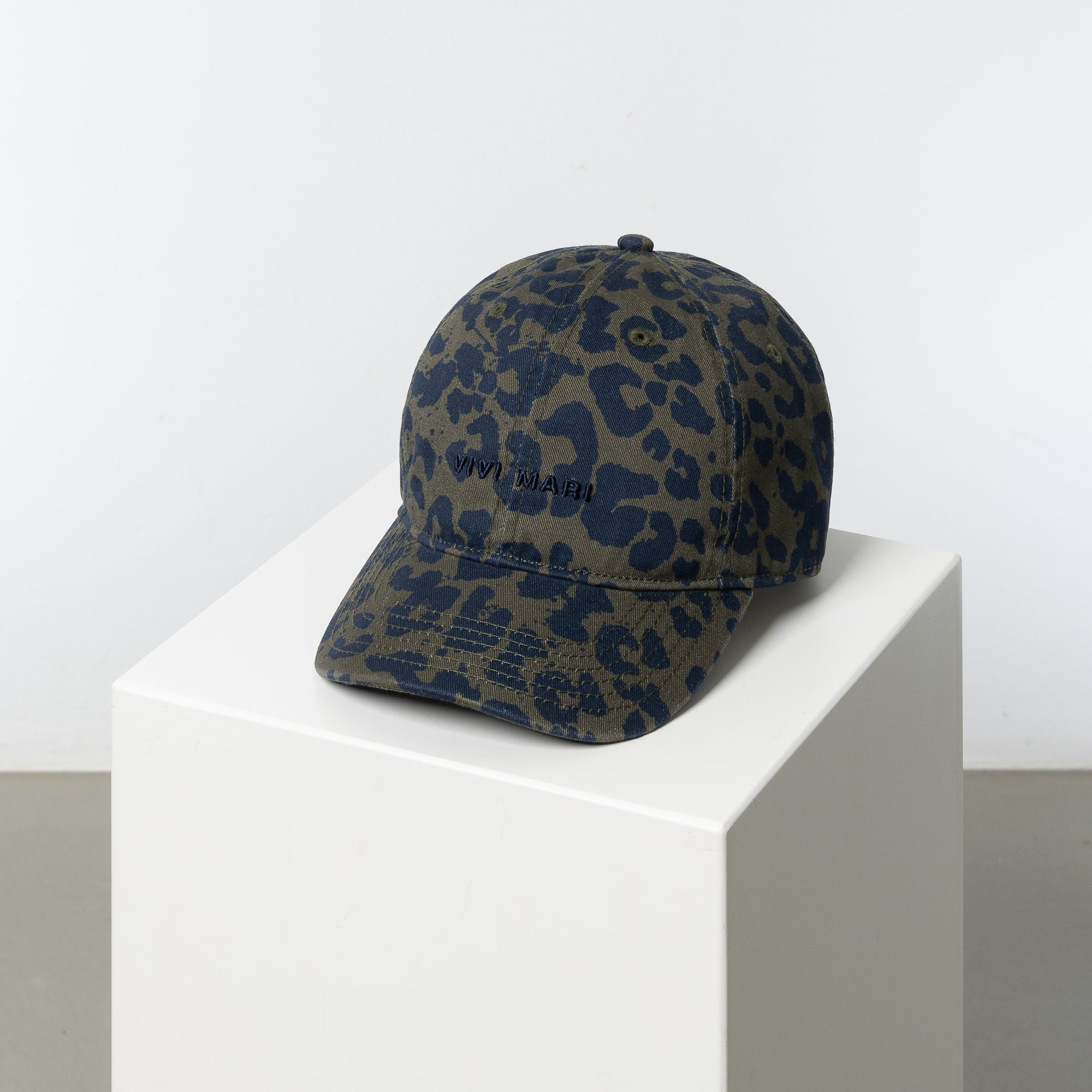 Cap leo splashes navy - olive/navy - VIVI MARI