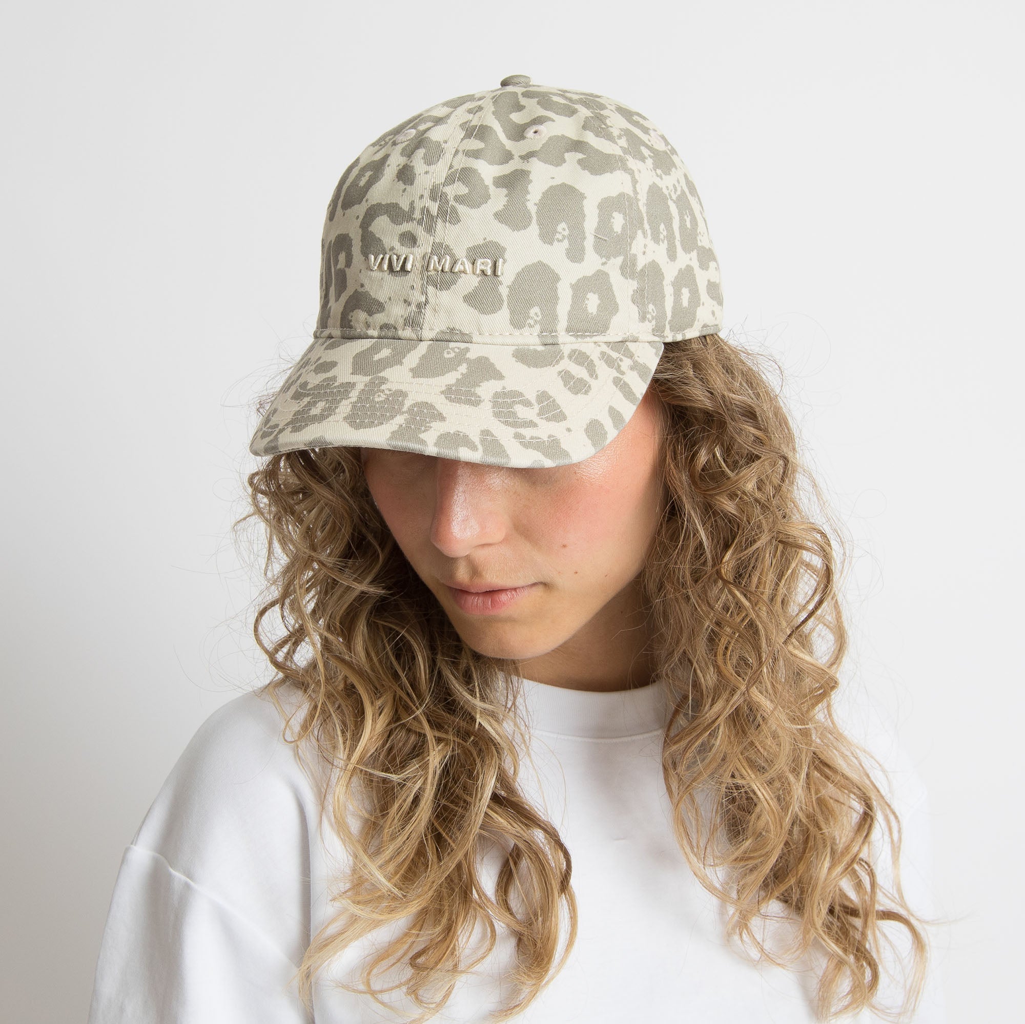 Cap leo splashes stone - sand/sand - VIVI MARI