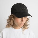 Cap solid black/sand - VIVI MARI