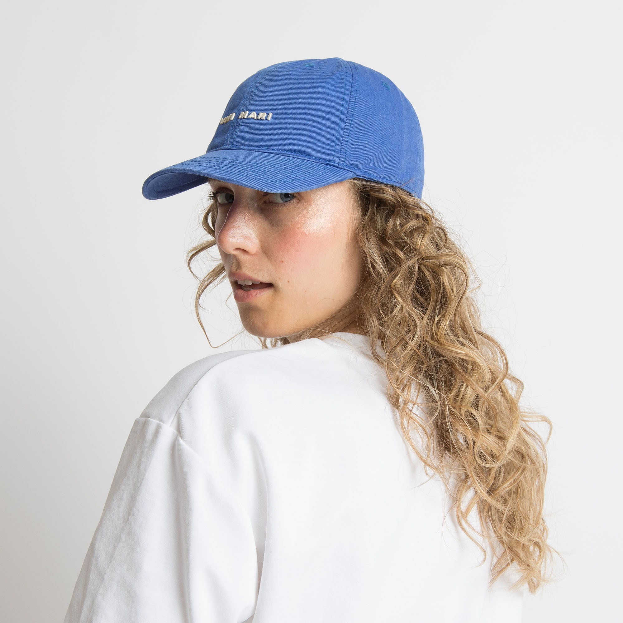 Cap solid blue/sand - VIVI MARI